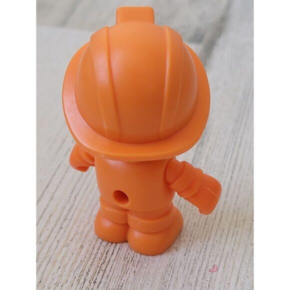 Orange handyman safety toy figure person accessory - Picture 3 of 4